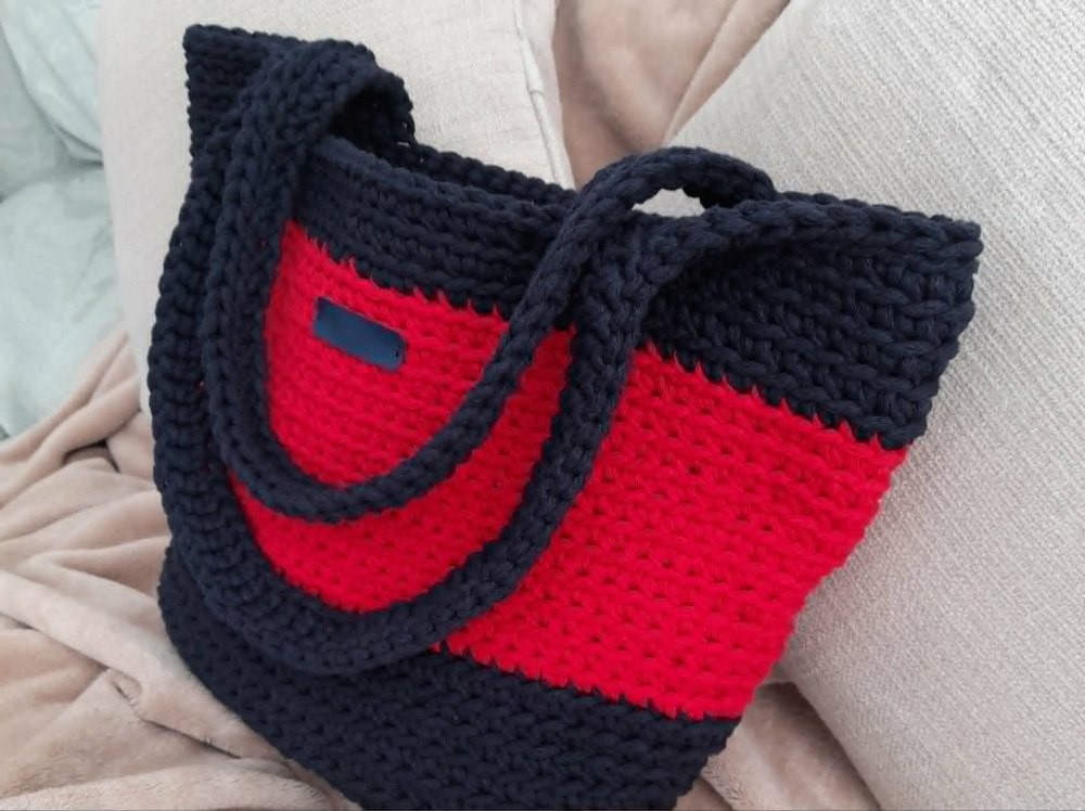 54 bag trapezebag bicolour
